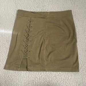 Olive skirt